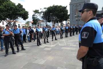 Telde da su último adiós al cabo Rubén Rivero (Foto TA)